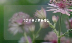 门店抖音运营是什么